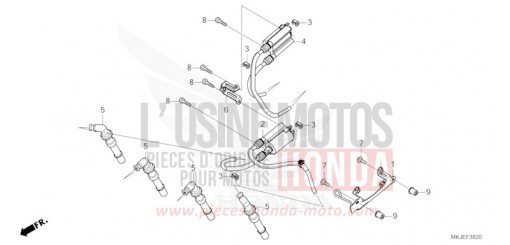 BOBINE D'ALLUMAGE CB1000RAP de 2023